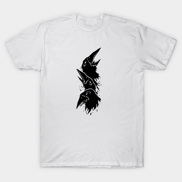 Ravens T-Shirt by BlackOwl